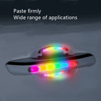 4pcs /Set Car Safety Warning Reflective Anti-Strike Stickers