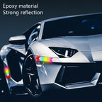 4pcs /Set Car Safety Warning Reflective Anti-Strike Stickers