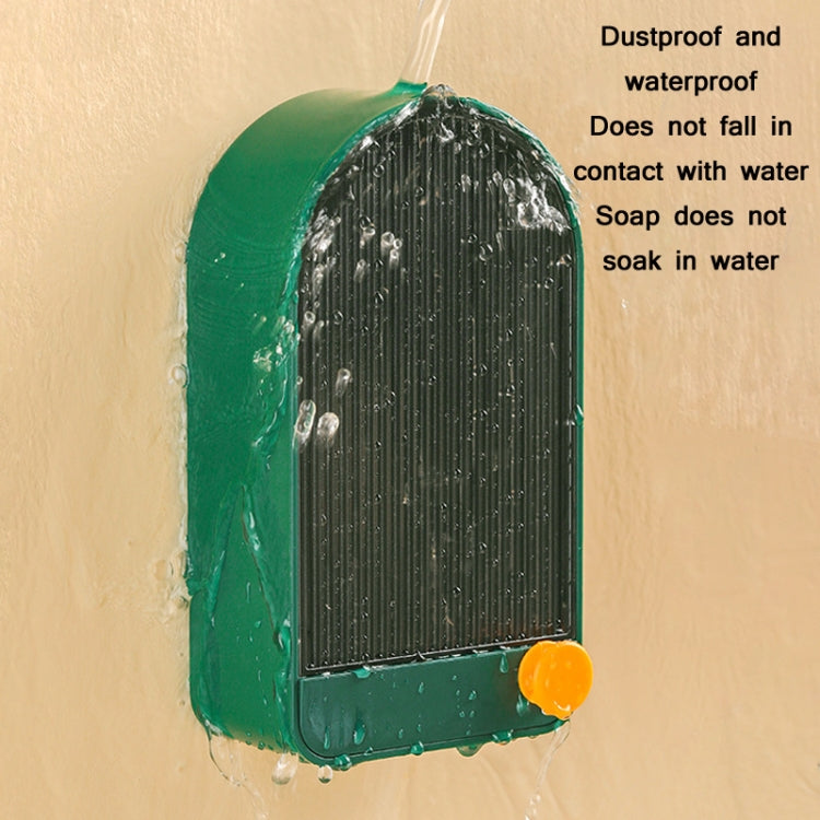 Home Bathroom Wall Mounted Drain Soap Dish With Lid — view 7
