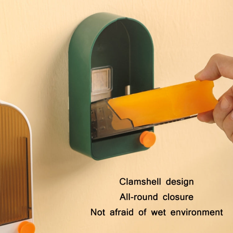 Home Bathroom Wall Mounted Drain Soap Dish With Lid — view 8