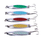 4 PCS HEGNJIA SP071 7cm 21g Seabass Sequin Lure
