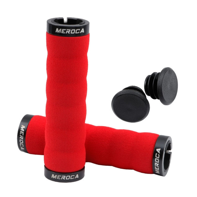 MEROCA Mountain Bike Anti-slip Shock Absorber Riding Grip Cover, Style: — Bilateral Lock Skull ME23 Black
