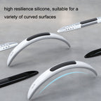 4 PCS Car Door Anti-Static Silicone Airbag Anti-Collision Strip
