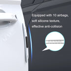 4 PCS Car Door Anti-Static Silicone Airbag Anti-Collision Strip