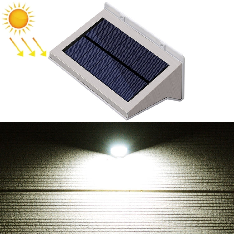 Outdoor Solar Body Sensing LED Lighting Wall Light — White Light