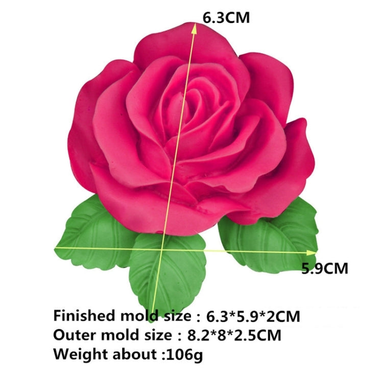 Big Rose Flower Handmade Soap Silicone Mold — view 3