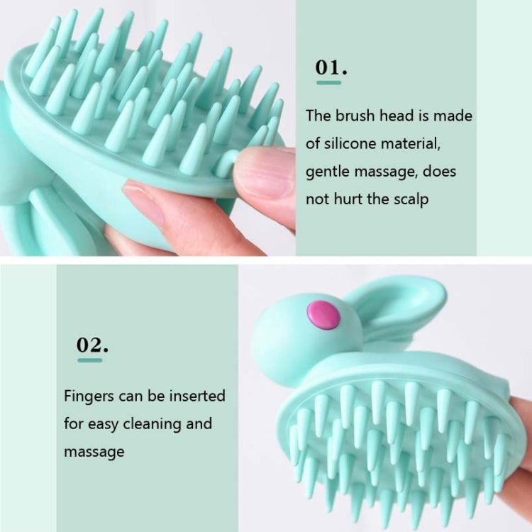Cute Rabbit Shaped Silicone Shampoo Brush — view 7