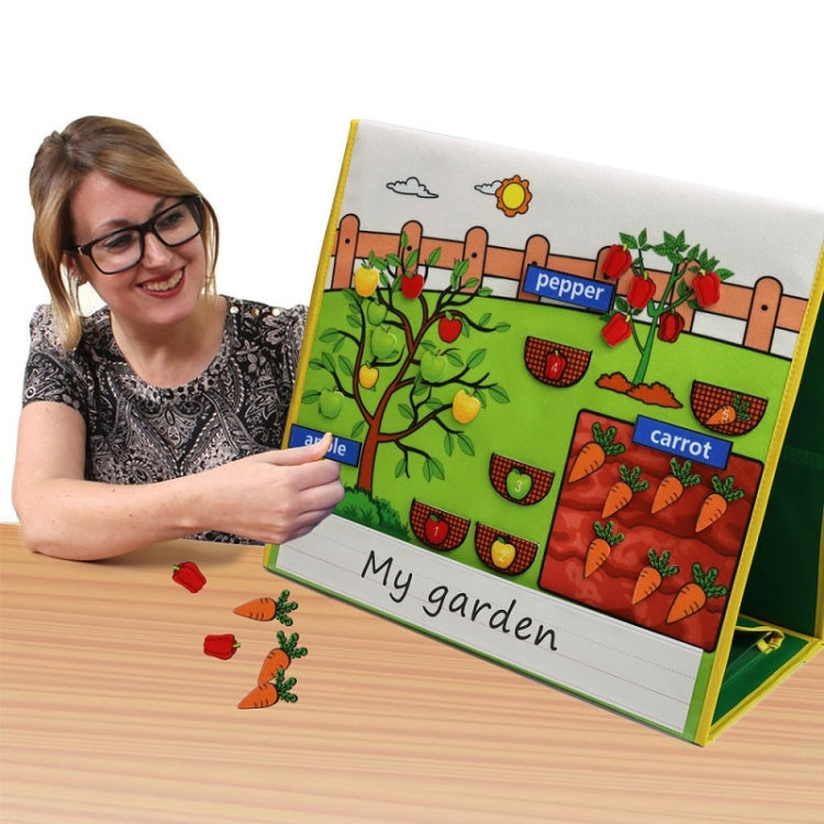 Story Theme Portable Felt Board Classroom Desktop Auxiliary Teaching Aids
