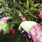 Gardening Stab Resistant Print Sleeve Wrist Extended Gloves