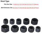 10 PCS / Set Nut Extractor Screw Removal Tool Break Wire Bolt Extractor — Short