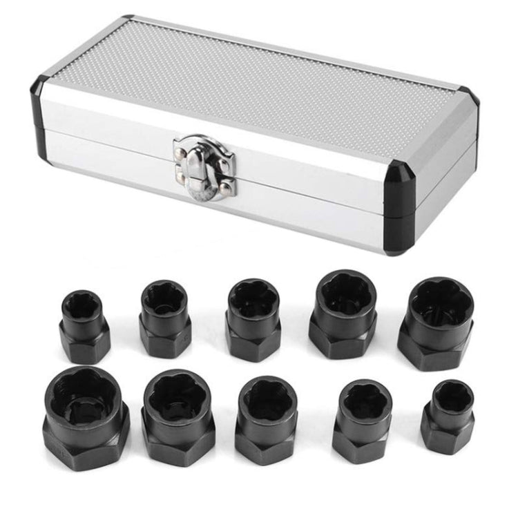 10 PCS / Set Nut Extractor Screw Removal Tool Break Wire Bolt Extractor — view 5