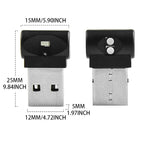 2 PCS Car USB Atmosphere Light LED Decorated Lighting Light