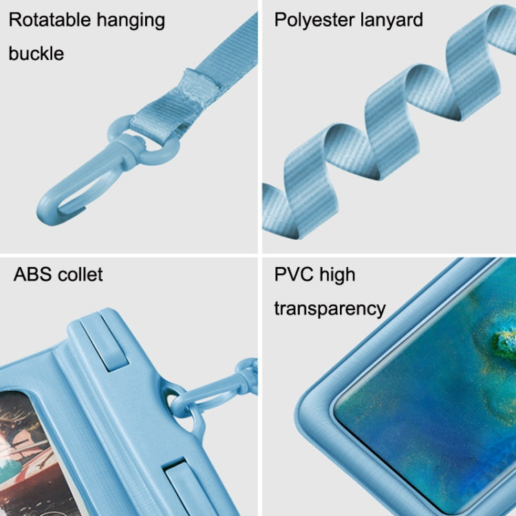 2 PCS Drift Diving Swimming Mobile Phone Waterproof Case