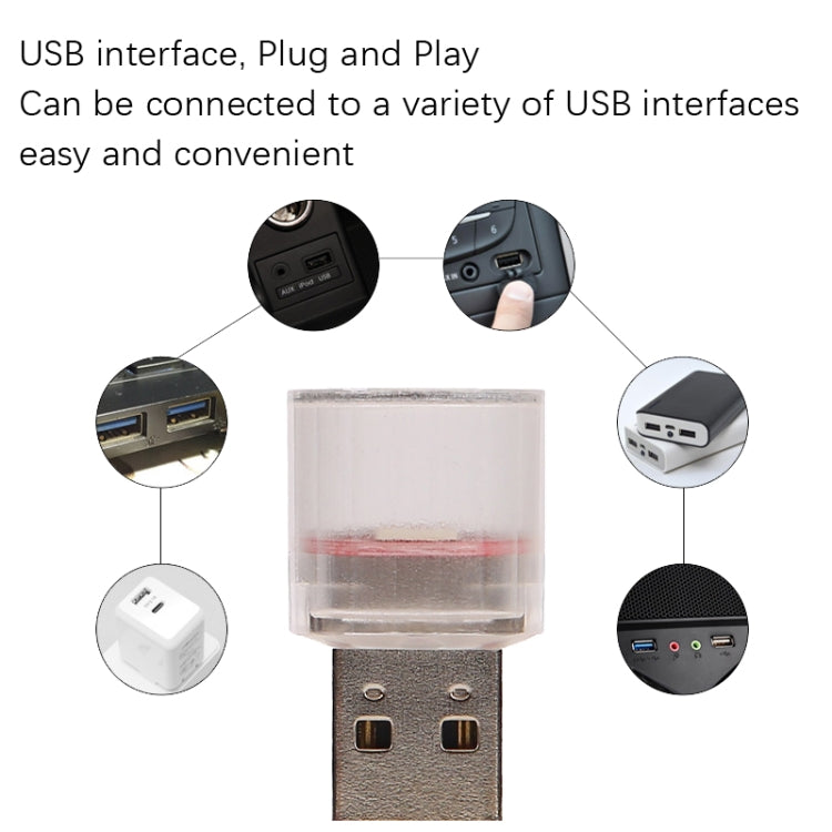 Car Decorative USB Universal LED Atmosphere Lamp