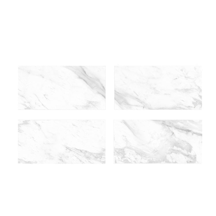 4 PCS Crystal Film Wall Tile Sticker Imitation Marble Pattern Wall Sticker — DLS021