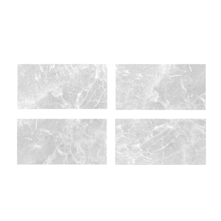 4 PCS Crystal Film Wall Tile Sticker Imitation Marble Pattern Wall Sticker — DLS022