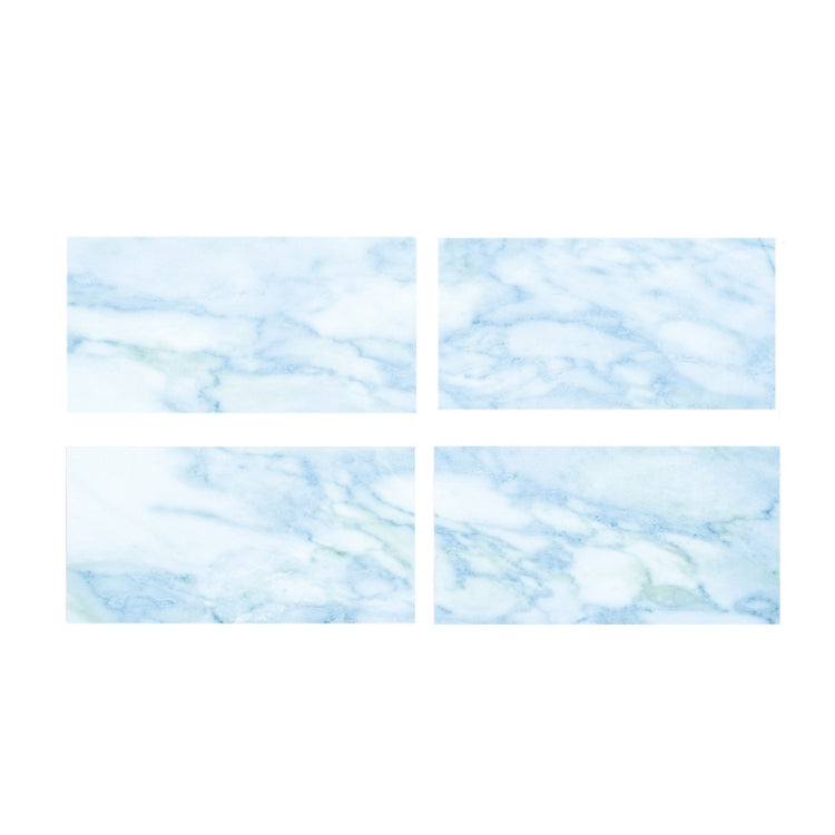 4 PCS Crystal Film Wall Tile Sticker Imitation Marble Pattern Wall Sticker — DLS026