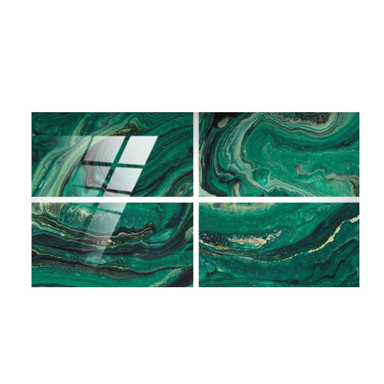 4 PCS Crystal Film Wall Tile Sticker Imitation Marble Pattern Wall Sticker — DLS033