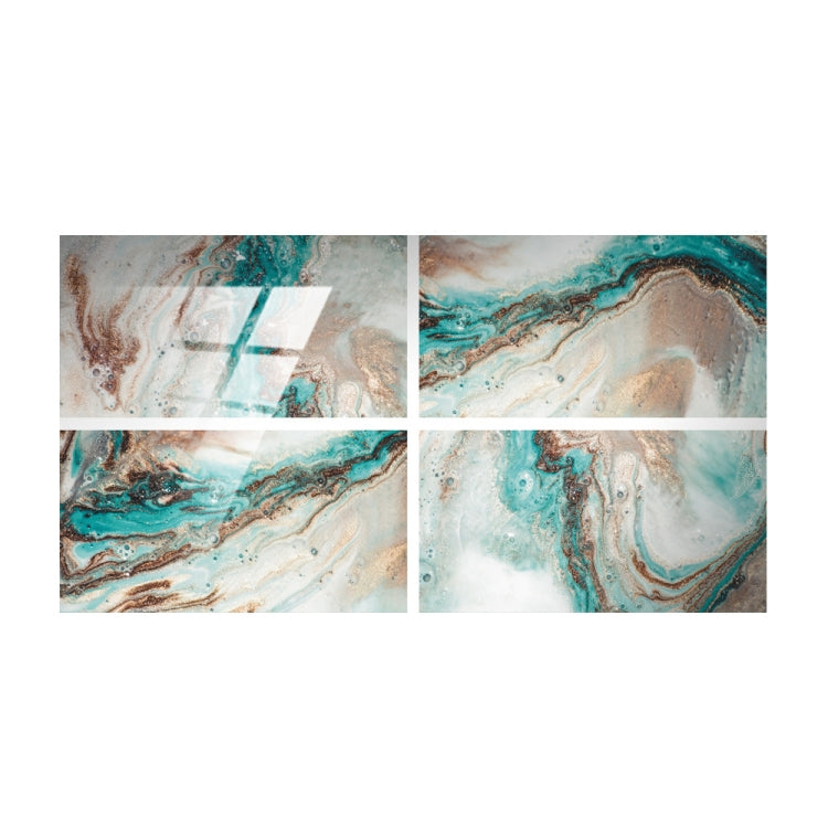 4 PCS Crystal Film Wall Tile Sticker Imitation Marble Pattern Wall Sticker — DLS034