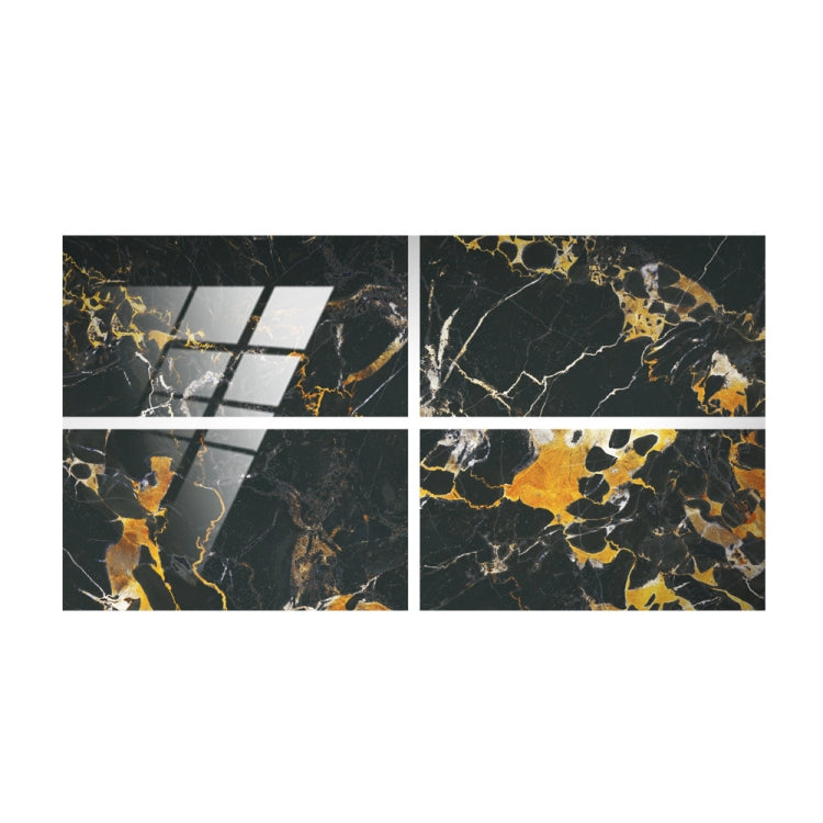 4 PCS Crystal Film Wall Tile Sticker Imitation Marble Pattern Wall Sticker — DLS037