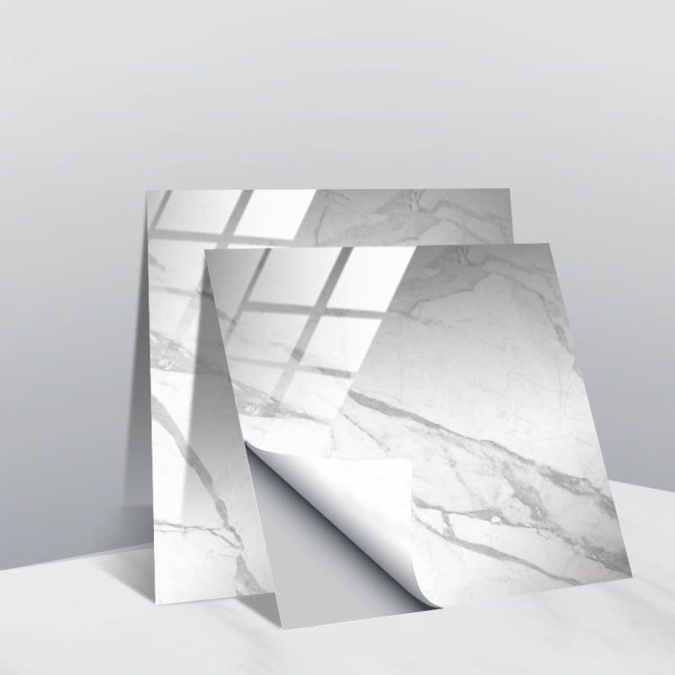 PVC Crystal Covered Film Geometric Pattern Tile Wall Sticker