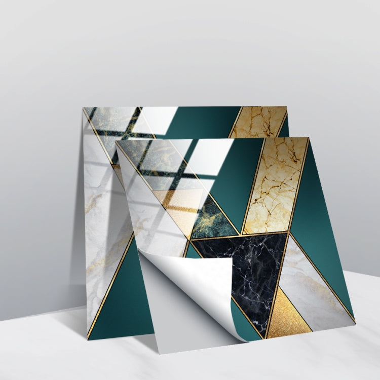 PVC Crystal Covered Film Geometric Pattern Tile Wall Sticker — TS228