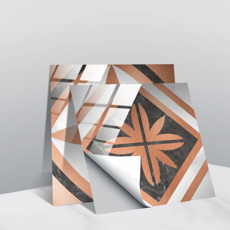 PVC Crystal Covered Film Geometric Pattern Tile Wall Sticker — TS233