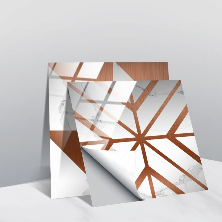 PVC Crystal Covered Film Geometric Pattern Tile Wall Sticker — TS234