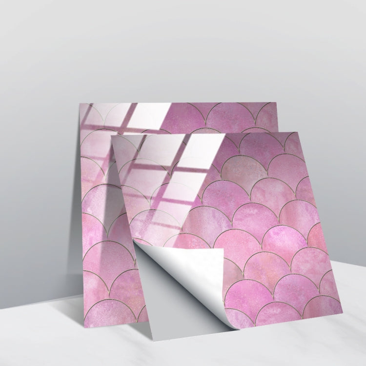 PVC Crystal Covered Film Geometric Pattern Tile Wall Sticker — TS246