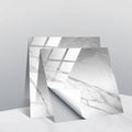 PVC Crystal Covered Film Geometric Pattern Tile Wall Sticker