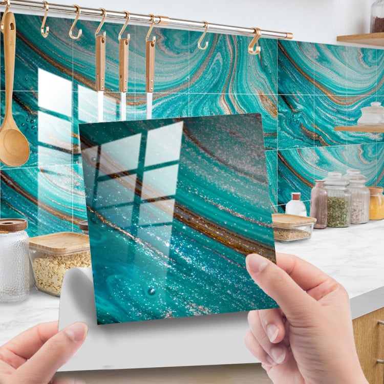 PVC Crystal Covered Film Geometric Pattern Tile Wall Sticker — TS231