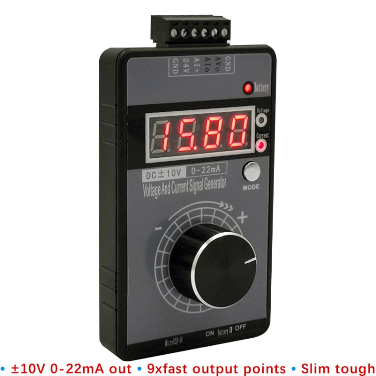 4-20mA 0-10V Signal Generator Adjustable Voltage Current Simulator