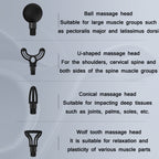 PS818 Variable Speed Vibrating Mini Muscle Fascia Relax Massager — view 8