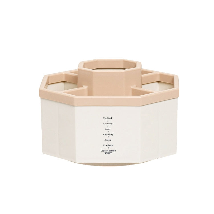 Simple Modern Large Capacity Office Desktop Storage Pen Holder — Pink Rotary