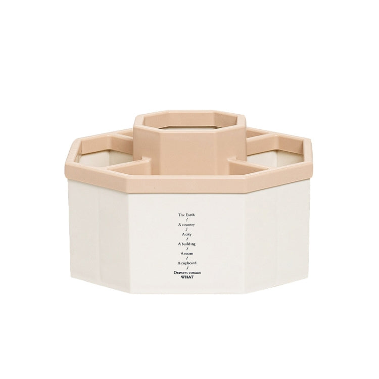 Simple Modern Large Capacity Office Desktop Storage Pen Holder — Pink Non-Rotary