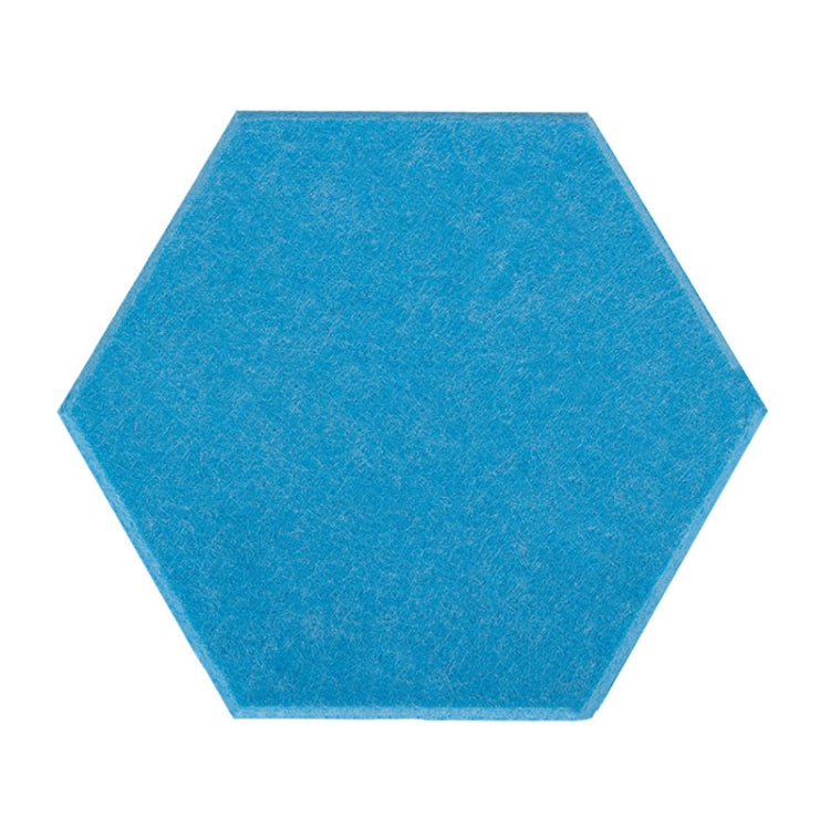 Polyester Fiber Wall Decoration Sound Insulation Cotton Sound Absorbing Board, Style: With Glue (Lake Blue) — Without Glue (Black)