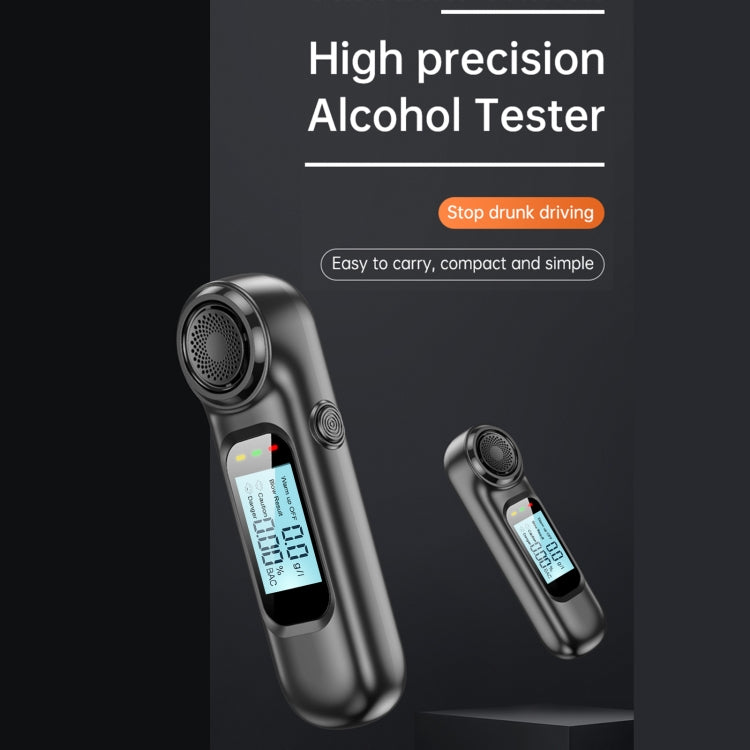 AM01 USB Rechageable Alcohol Tester Handheld Digital Alcohol Breath Tester
