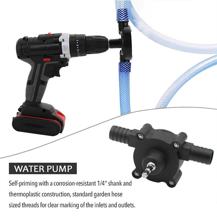 Home Small Flashlight Drill Pump Convenient DC Pumping Machine — view 6