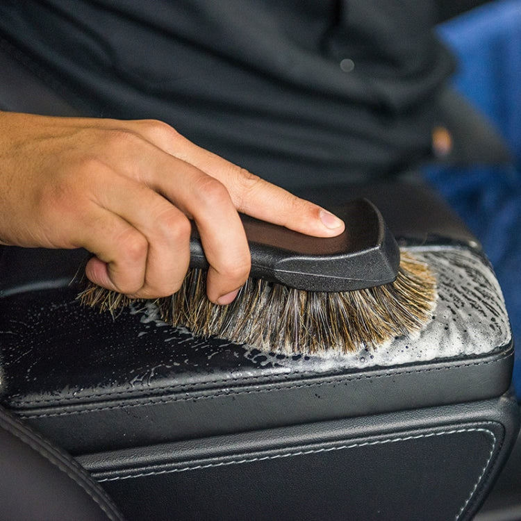 Car Horsehair Interior Leather Brush