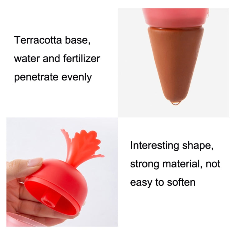 2 PCS Carrot-shaped Automatic Flower Watering Device Seepager — Blue