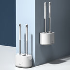 MT2 Silicone Double Brushs Head Toilet Brush Set — Wall-mount  Type