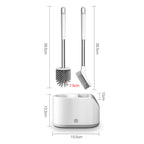 MT2 Silicone Double Brushs Head Toilet Brush Set — view 4