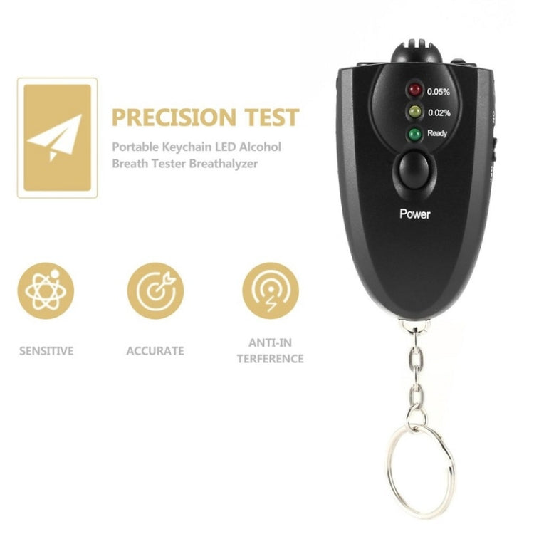 Car Portable Mini LED Air Blow Alcohol Tester