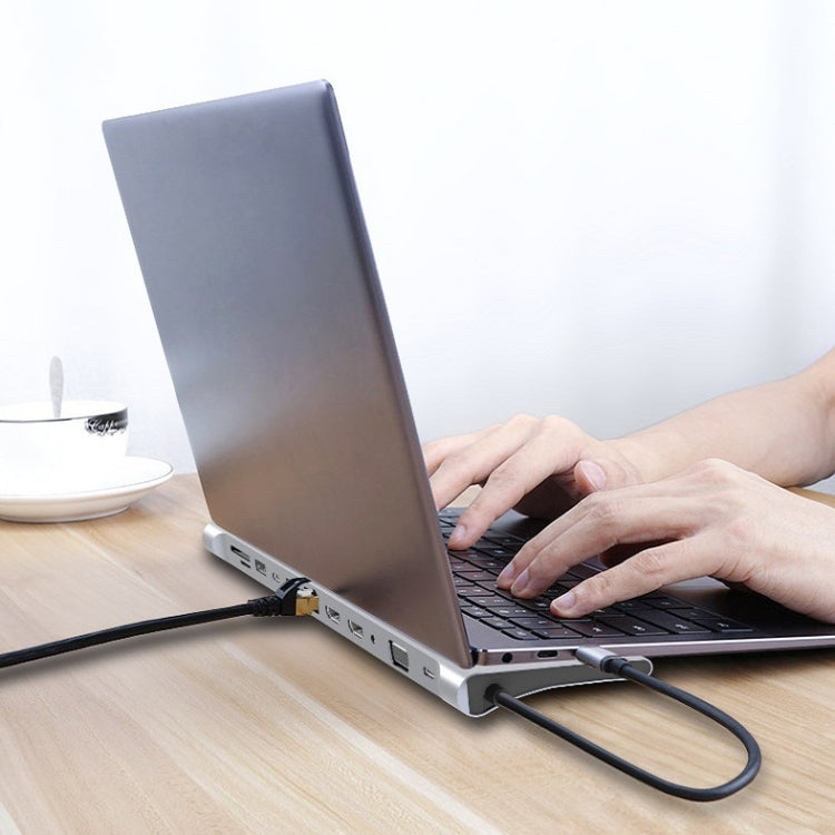 12 In 1 Type C Laptop Smart Docking Station