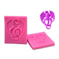 2 PCS Pterodactyl Chocolate Cake Clay Decoration DIY Silicone Mold