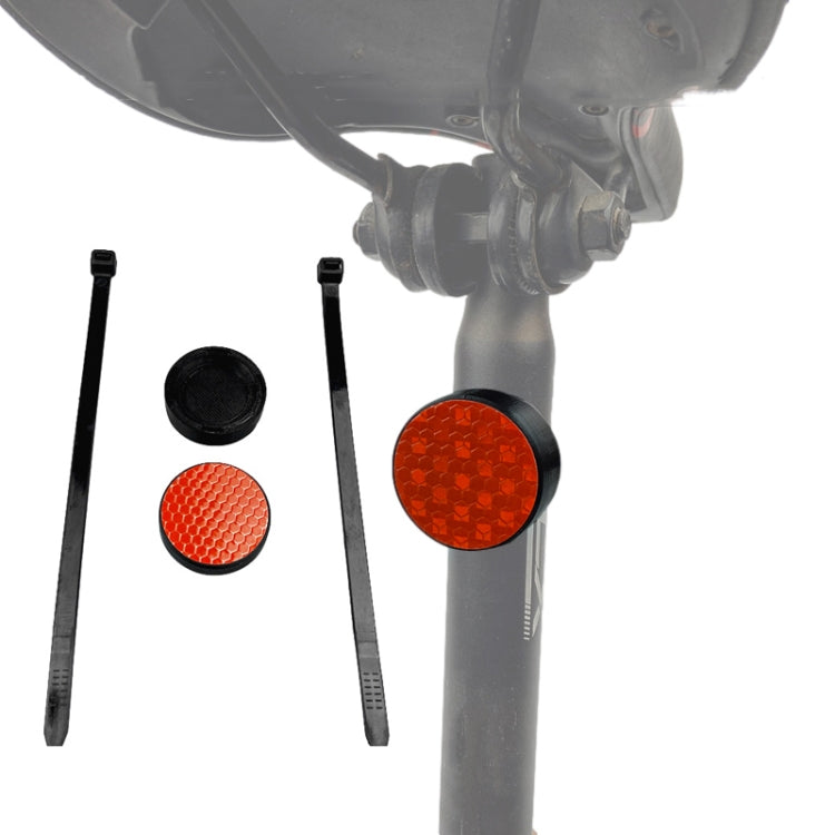 Mountain Bike Reflector Tail Light Anti-theft Tracking Locator Hidden Bracket For AirTag 2nd Gen / AirTag 1st Gen