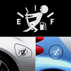 Pull Fuel Tank Pointer To Full Hellaflush Reflective Vinyl Car Sticker