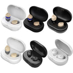 Old People Voice Amplifier Sound Collector Hearing Aid — White
