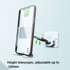 2 PCS T11 Wall Paste Mobile Phone Bracket Foldable Lift Bathroom Kitchen Wall Bracket — view 5