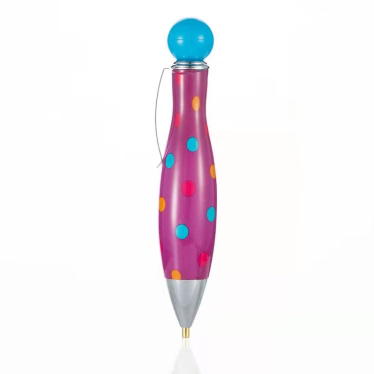 Bowling Style 5D Diamonds Painting Pens Single Head Point Drill Pen — Rose Red